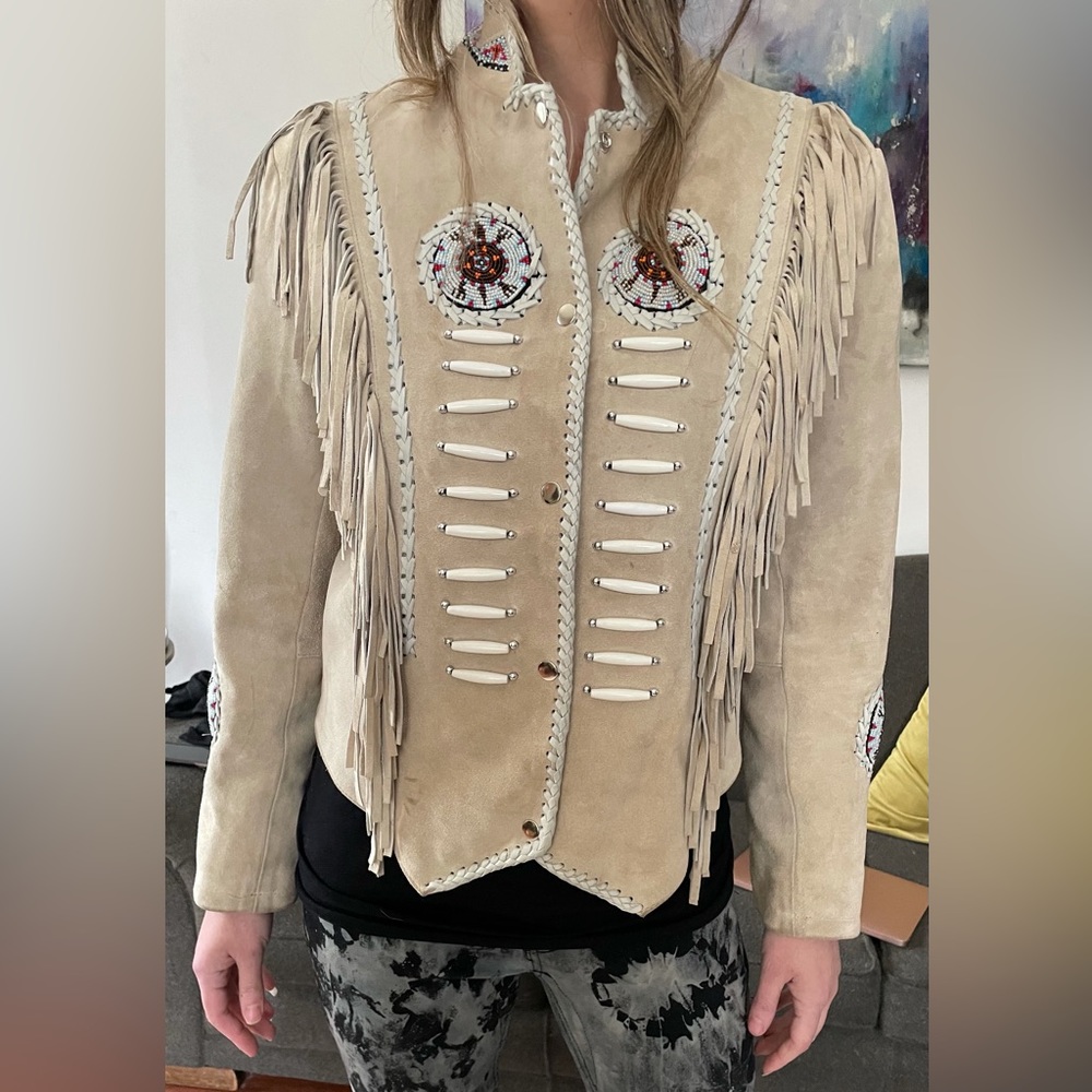 Vintage leather jacket - Size SM/fits like a Medium